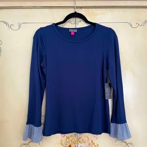 Vince Camuto Ruffle Sleeve Top